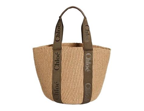 chloe dupe straw bag|chloe tote bag on sale.